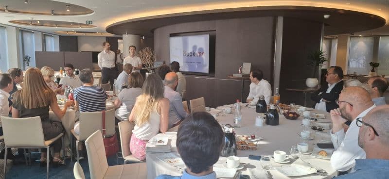 Our presentation at the meeting of waterproofing contractors in Île-de-France, under our former name, Bookimo.